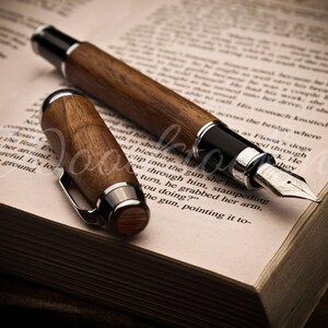 Personalized Fountain Pen Walnut Wood Personalized Personalized Teacher Gift Doctor Gift Wedding Pen Executive Gift Corporate Gifts