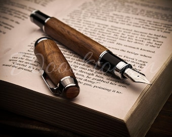 Personalized Fountain Pen Walnut Wood Personalized Personalized Teacher Gift Doctor Gift Wedding Pen Executive Gift Corporate Gifts