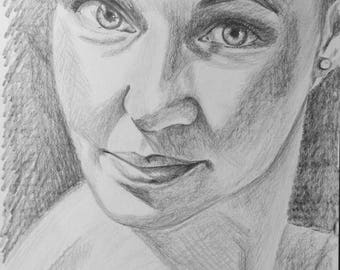 Custom Pencil Sketch Pencil Drawing Pencil Portrait
