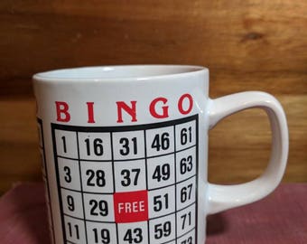 Vintage Bingo Game Japan Mug