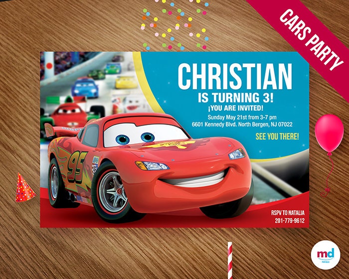 invitación cars invitaciones cars invitación imprimible invitaciones en espanol para cumpleanos