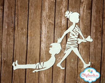 Chipboard scrapbooking for the woman who runs