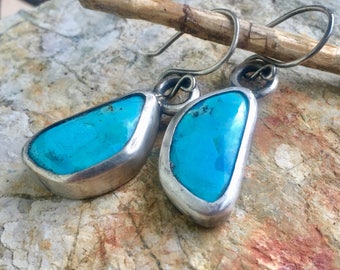 Sleeping Beauty Turquoise Earrings