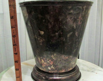 vintage silver plate ice bucket, champagne bucket