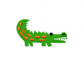 Embroidery Design, Alligator, Gator, // Joyful Stitches
