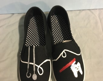 Custom made dental shoes