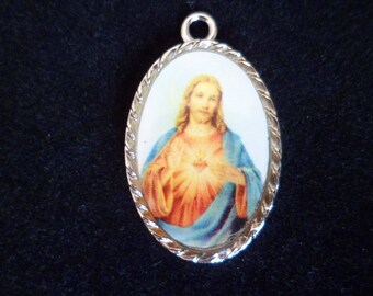 1 pendant sacred heart of Jesus mm