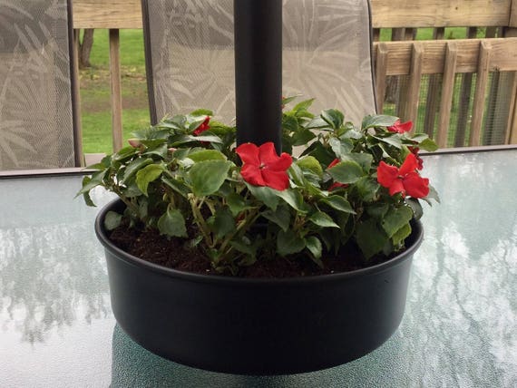 umbrella planter / patio planter / tabletop planter flower