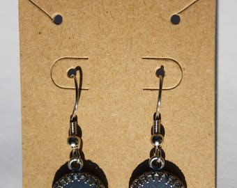 Purple-spotted Swallowtail Butterfly Earrings 021-022