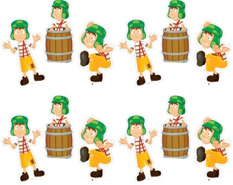 Chavo del Ocho cupcake toppers digital file