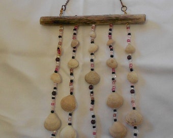 glass bead and shell wind chimes