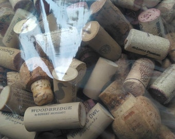 150 Used Corks for Upcycling - Synthetic and Non-Synthetic