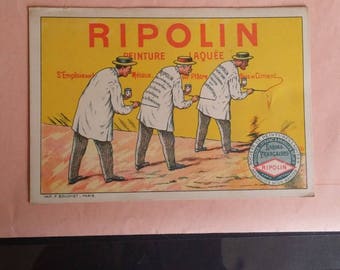 RIPOLIN advertising card