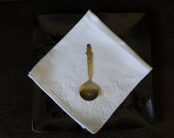 Mr. Peanut Gold Plated Nut Spoon