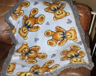 Teddy Bear Baby, Toddler Blanket