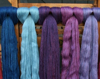 Framlingham - Blue Faced Leicester Silk Lace - Natural Dyed Yarn from Native Yarns