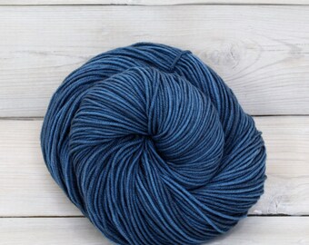 Aspen Sport - Hand Dyed Superwash Merino Wool Sport Yarn - Colorway: Marine