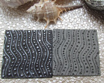 Kelp Bubbles Polymer Clay Texture Stamp