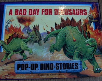 children's pop up book A Bad Day For Dinosaurs