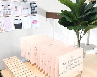 Envelope Drying Rack // Calligraphy Envelopes | Envelopes | Drying Rack | Calligraphy | Calligrapher | Place Cards | Art Drying Rack