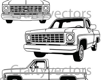Free Free 312 Square Body Chevy Truck Svg SVG PNG EPS DXF File