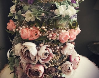 Child/adult Embellished Flower Crown Halo