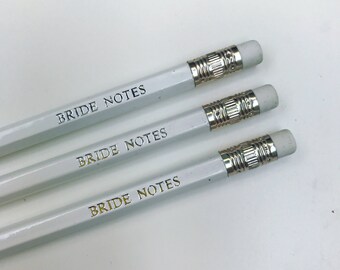 Bride Notes Pencil