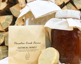 Oatmeal Honey Goat’s Milk Soap