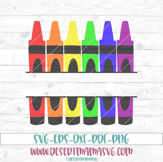 Download Crayon Monogram svg dxf cricutcameo cut file crayon svg