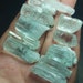 Natural gemmy blue Aquamarine crystals lot 294.00 Carats Double terminated 100% transparent perfect for jewelry use 11 Pieces