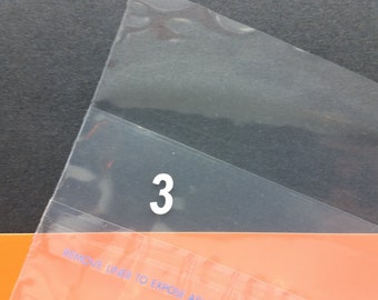 Snug or Baggy Resealable 3mil Outer Sleeves for Twelve Inch 33rpm Vinyl Records
