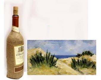 Beach Painting, Sand Dunes, Beach House, Coastal, Sea, Rustic Beach, Original Painting, Landscape Painting, Winjimir, Home Decor, Wall Art