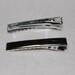 45mm Silver Alligator Hair Clips