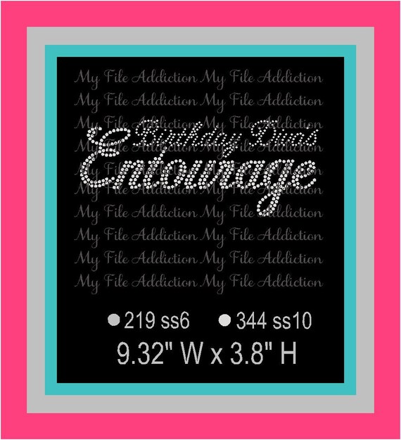 Download Instant Download Rhinestone SVG EPS Design File Birthday