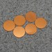 1" Copper Disc 24 Gauge Pack of 6