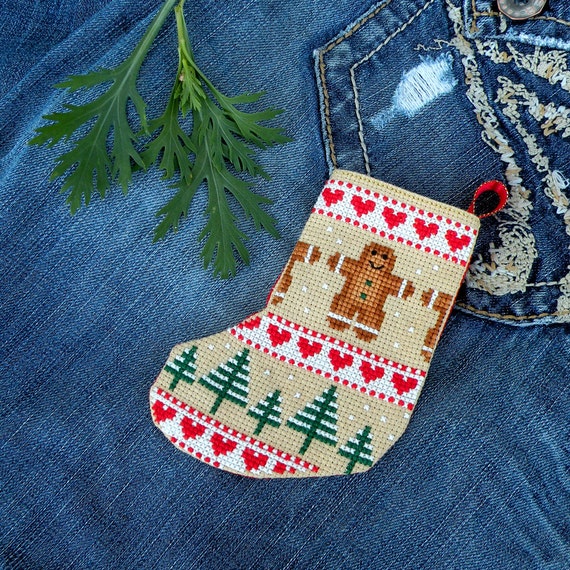 cross stitch christmas mini stockings pattern cute christmas ornament gingerbread man christmas tree decorations xmas stockings from - Xmas Stockings cross stitch christmas mini stockings pattern cute christmas ornament gingerbread man christmas tree decorations xmas stockings from - Xmas Stockings
