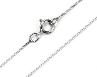 Brand New 9ct Gold Diamond Cut Curb Chain 18’/46cm