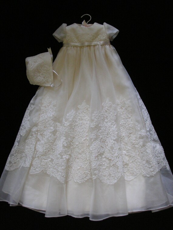 Stephany's Custom Christening or Baptism Gown made to