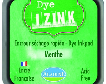 Izink Dye - Mint green pad quick drying