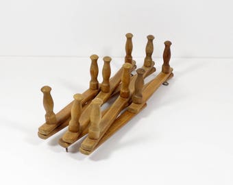 Expanding Peg Rack - Accordion Rack Jewelry Scarf Purse Hat Holder Rack P5