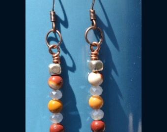 Mookaite Jasper Dangle Earrings