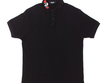 Skull and Roses Collar Polo
