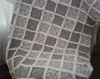 Gray Rag Lap Quilt
