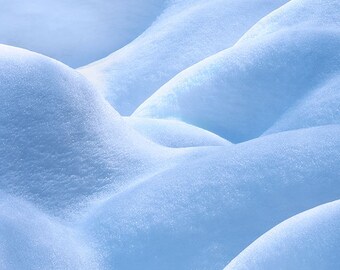 Snowdrifts matted fine art archival print