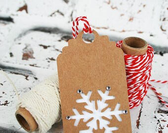 Christmas Gift Tag Set - Pack of 5 Christmas Gift Tags - Gift Labels - Gift Tags - Xmas Gift Tags