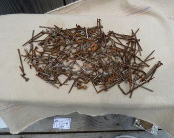 Rusty Screw Vintage Hardware Steampunk Altered Art Supply