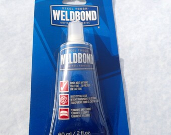 Weldbond 2oz - Adhesive for Mosaics and Crafts - Small Bottle Clear Drying Sealant