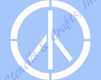 Hippie stencil | Etsy