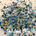 She Loves Blue Glitter Nail High Quality Glitter Shining Nail Glitter Nail Art Glitter Craft Glitter Mix Nail Glitter Mix Chunky Glitter