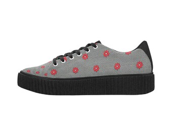 Boho sneakers, Black sole sneakers, Personalized sneakers, Sneakers for bride, Womens tennis shoes, Sneakers shoe print, wedding sneakers